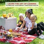 Wide Mouth Canning Lids 100-Pack for Food Storage