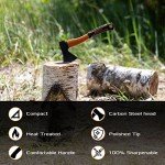 KSEIBI Small Wood Axe for Camping and Kindling