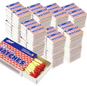 200 Packs of 32 Count Matches for Camping