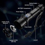 Ultra Bright Rechargeable LED Flashlight with 5 Modes