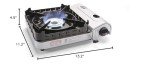 15,000 BTU Portable Butane Camping Stove