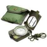Tactical Survival Compass with Lanyard and Pouch