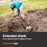 Fiskars 60" Heavy Duty Garden Shovel