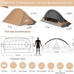 Camppal 1-Person Tent for Camping and Hiking
