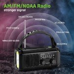 10,000mAh Solar and Crank Emergency Radio