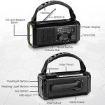 10,000mAh Solar and Crank Emergency Radio