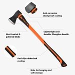 Chopping Axe with 36" Fiberglass Handle, 5.5 lb