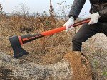 Chopping Axe with 36" Fiberglass Handle, 5.5 lb