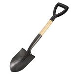 28-Inch Round Metal Garden and Camp Shovel