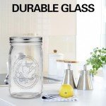 32 oz Wide Mouth Mason Jars – Set of 12