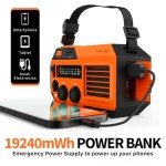 FosPower NOAA Emergency Weather Radio with Power Bank