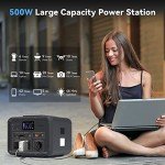 ITEHIL 500W Portable Solar Power Station