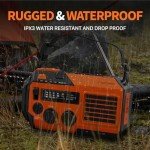 FosPower NOAA Emergency Weather Radio with Power Bank