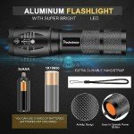 Super Bright 2000 Lumen LED Tactical Flashlight 10 Pack