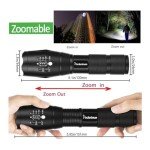 Super Bright 2000 Lumen LED Tactical Flashlight 10 Pack