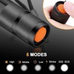 Super Bright 2000 Lumen LED Tactical Flashlight 10 Pack
