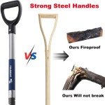 Heavy-Duty Gardening Shovel with Cushioned Handle