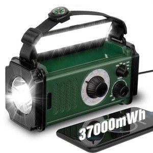 Hand Crank Solar NOAA Emergency Radio & Power Bank