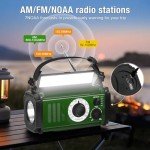 Hand Crank Solar NOAA Emergency Radio & Power Bank