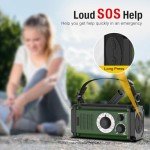 Hand Crank Solar NOAA Emergency Radio & Power Bank