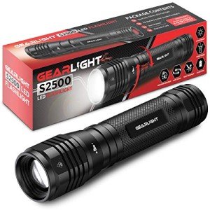 Powerful GearLight S2500 LED Tactical Flashlight