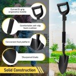 31-Inch Heavy Duty Garden and Camping Shovel