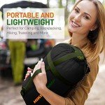 Lightweight Camouflage Mummy Sleeping Bag with Pillow