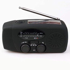 NOAA Weather Radio with Solar, Hand Crank & USB
