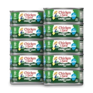 Chunk Light Tuna in Water, 10-Pack Cans