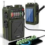 Emergency Crank Radio with Bluetooth and Flashlight