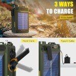 Emergency Crank Radio with Bluetooth and Flashlight