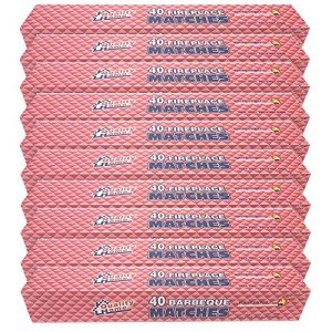 11" Wooden Fireplace Matches - Set of 10 Boxes