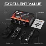 ULTRAFIRE 1000 Lumen Tactical Flashlight with Holster