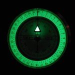 Military Compass and Fatwood Fire Starter Combo