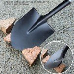 Heavy Duty 57" Digging Shovel with Fiberglass Handle