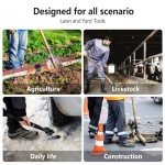 Heavy Duty 57" Digging Shovel with Fiberglass Handle