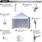 Pop Up Gazebo Canopy with Removable Sidewalls