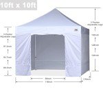 Pop Up Gazebo Canopy with Removable Sidewalls