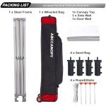 Pop Up Gazebo Canopy with Removable Sidewalls