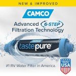 Camco TastePURE RV Water Filter for Fresh Water