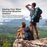 10,000mAh Emergency Survival Weather Radio and Flashlight