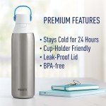 Insulated Stainless Steel Water Bottle with Straw