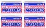 Large Safety Matches - 1000 Count Pack