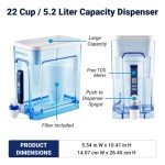 ZeroWater 22-Cup 5-Stage Water Filter Dispenser