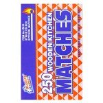 250 Wooden Kitchen Matches for Camping and Candles
