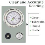 Pocket-Sized Waterproof Survival Hiking Compass