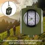 Pocket-Sized Waterproof Survival Hiking Compass