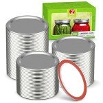 100 Wide Mouth Canning Lids for Mason Jars
