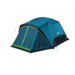SKYDOME 4-Person Dark Room Tent with Screen Room