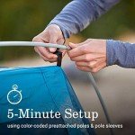 SKYDOME 4-Person Dark Room Tent with Screen Room